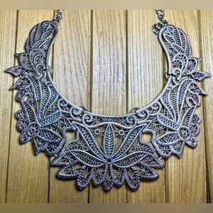 Intricate Silver Filigree Necklace